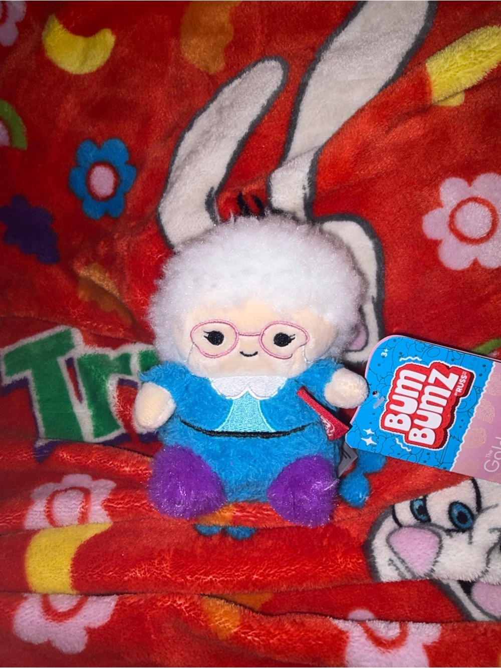 Sophia 4.5" Golden Girls BumBumz rare stuffed plush toy quick ship